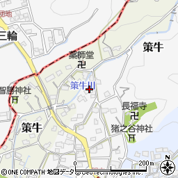 静岡県焼津市関方389-1周辺の地図