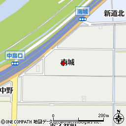 京都府久御山町（久世郡）中島（南城）周辺の地図