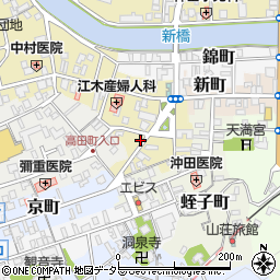 島根県浜田市栄町周辺の地図