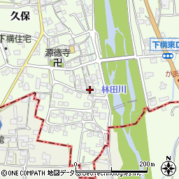 兵庫県姫路市林田町下構66周辺の地図