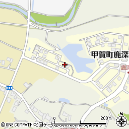 滋賀県甲賀市甲賀町鹿深台185周辺の地図