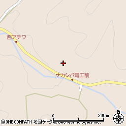愛知県岡崎市雨山町東アチワ周辺の地図