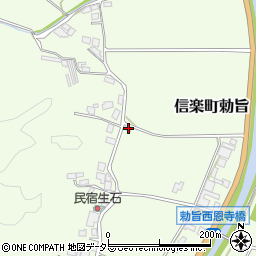 滋賀県甲賀市信楽町勅旨2524周辺の地図