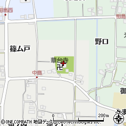 華台寺周辺の地図