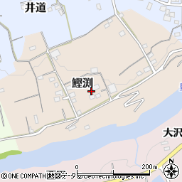 愛知県新城市鰹渕周辺の地図