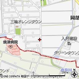 静岡県藤枝市岡部町三輪1372-39周辺の地図