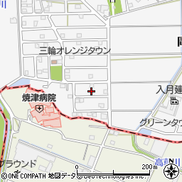 静岡県藤枝市岡部町三輪1372-33周辺の地図