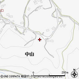 岡山県赤磐市中山周辺の地図