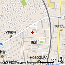 京都府宇治市小倉町西浦10-19周辺の地図