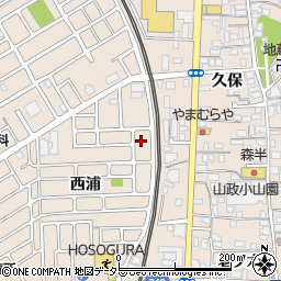 京都府宇治市小倉町西浦7周辺の地図