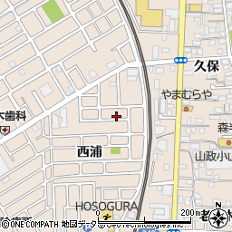 京都府宇治市小倉町西浦9周辺の地図