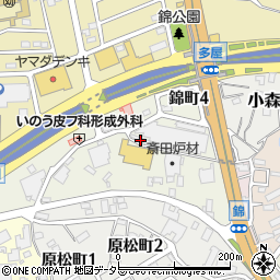 愛知県常滑市錦町4丁目548周辺の地図