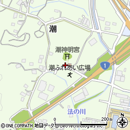 静岡県藤枝市潮410周辺の地図