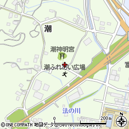 静岡県藤枝市潮407周辺の地図