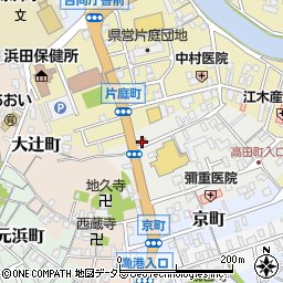 浜田高田町郵便局周辺の地図