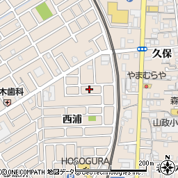 京都府宇治市小倉町西浦9-6周辺の地図