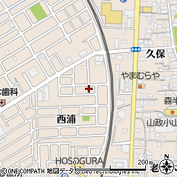 京都府宇治市小倉町西浦9-8周辺の地図