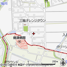 静岡県藤枝市岡部町三輪1372-28周辺の地図