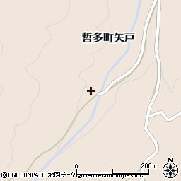 岡山県新見市哲多町矢戸888周辺の地図