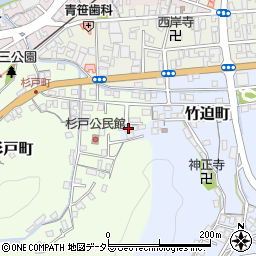 島根県浜田市杉戸町2345-4周辺の地図