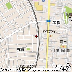 京都府宇治市小倉町西浦7-5周辺の地図