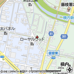 静岡県藤枝市横内1053周辺の地図