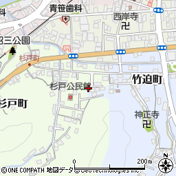 島根県浜田市杉戸町2345-5周辺の地図