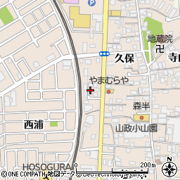 京都府宇治市小倉町久保107-8周辺の地図
