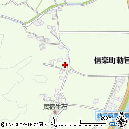 滋賀県甲賀市信楽町勅旨1504周辺の地図