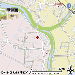 滋賀県甲賀市甲賀町滝743周辺の地図