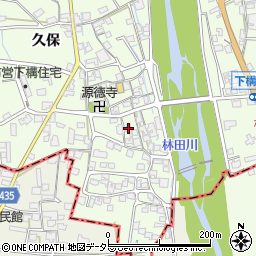 兵庫県姫路市林田町下構57周辺の地図