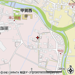 滋賀県甲賀市甲賀町滝795周辺の地図