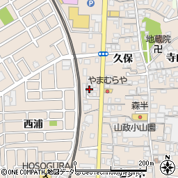 京都府宇治市小倉町久保107-9周辺の地図