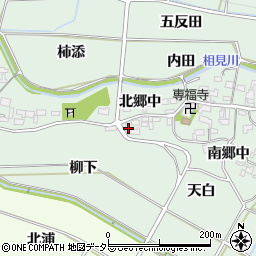 愛知県額田郡幸田町長嶺北郷中19周辺の地図