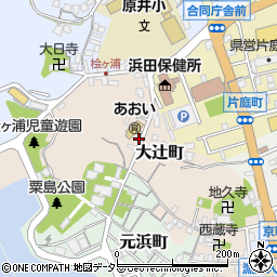 島根県浜田市大辻町周辺の地図