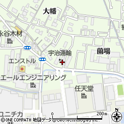 京都府宇治市槇島町薗場周辺の地図
