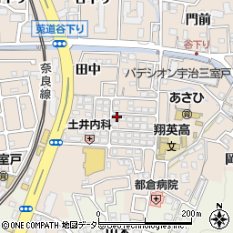 京都府宇治市莵道荒槇1-22周辺の地図