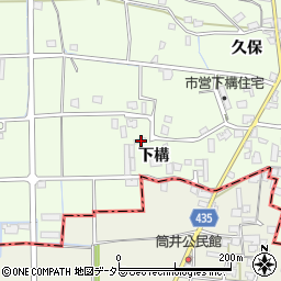 兵庫県姫路市林田町下構155-1周辺の地図