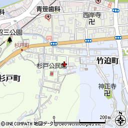 島根県浜田市杉戸町2345-6周辺の地図