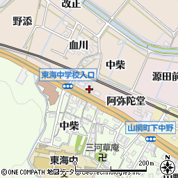 愛三建設工業株式会社周辺の地図