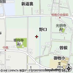 京都府久世郡久御山町相島野口周辺の地図