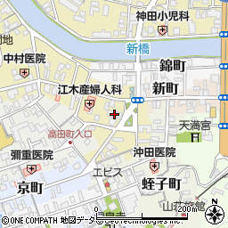 ローソン浜田栄町店周辺の地図