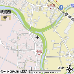 滋賀県甲賀市甲賀町滝728-10周辺の地図