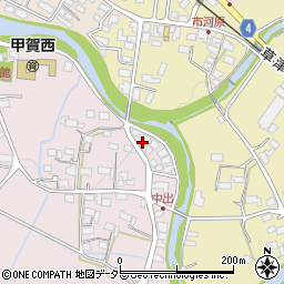 滋賀県甲賀市甲賀町滝728-3周辺の地図