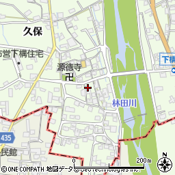 兵庫県姫路市林田町下構59周辺の地図