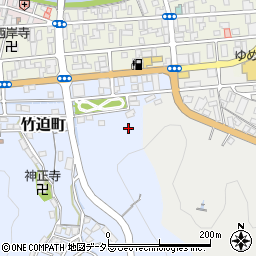 島根県浜田市竹迫町周辺の地図