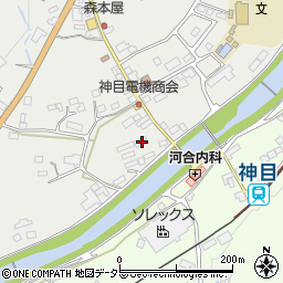 岡山県久米郡久米南町上神目29周辺の地図