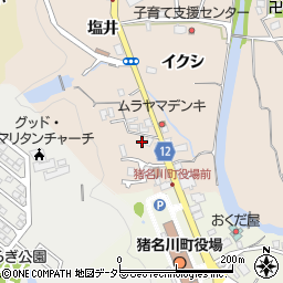 兵庫県川辺郡猪名川町柏梨田ハザマ周辺の地図