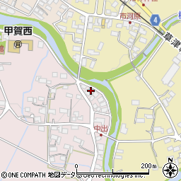 滋賀県甲賀市甲賀町滝728-11周辺の地図