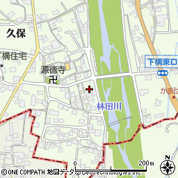 兵庫県姫路市林田町下構77周辺の地図